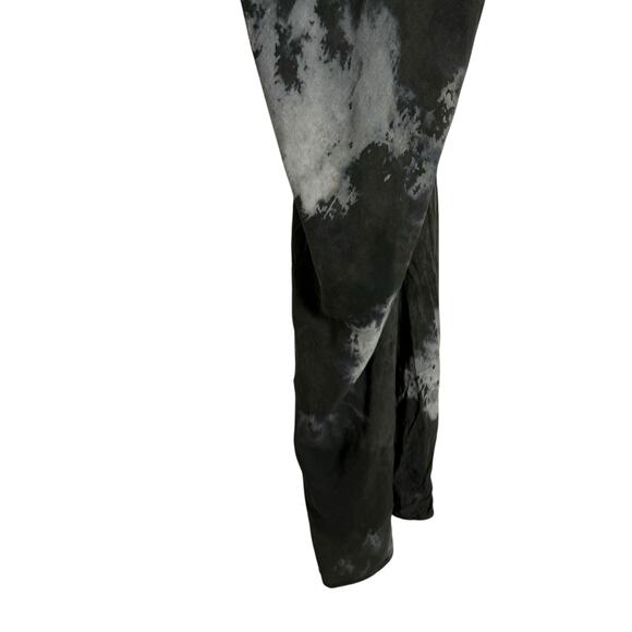 Samsoe Applesi Dark Blue Moody Tie Dye Cowl Neck Long Viscose Slip Dress S - Picture 11 of 14